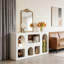 Table d'entrée chic, console en bois, canapé moderne