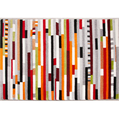 Salters Geometric Shag Area Rug