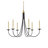 Baltray 6-Light Dimmable Steel Chandelier-1078834779-1079240495