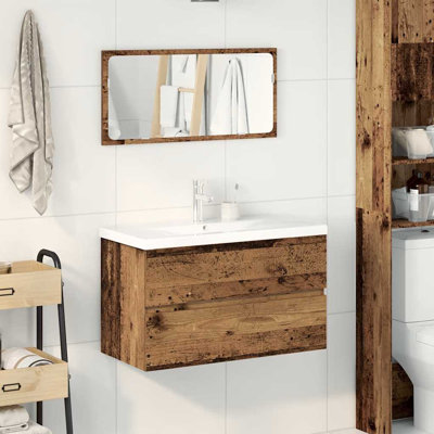 Vanity & Mirror Set