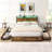 Bed Frame, Storage Headboard with Charging Station, Solid and Stable, Noise Free, No Box Spring Needed, Easy Assembly,Simple style-68663847-68663866