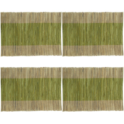 Shimmering Design 4 Piece Placemat Set