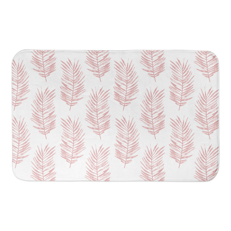 Tapis de bain Carissa, Rose