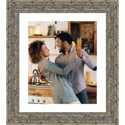 Attic Aged Wood Picture Frame