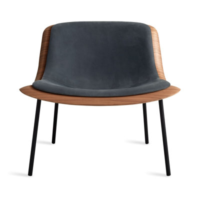 Chaise longue rembourrée en cuir Nonesuch