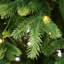 Sapin de Noël artificiel vert naturel de 1,83 m (6 pi) préilluminé, forme réelle, feuillage multicolore et 8 modes d'éclairage