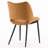 Mackensie Upholstered Dining Chairs Faux Leather Kitchen Chairs with Metal Legs-2099030741