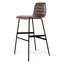 Upholstered Stool with Metal Frame-1077133953-1077133952