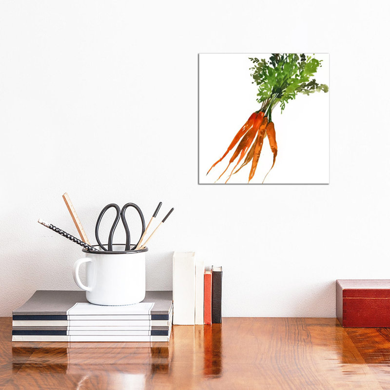 Carrot by Asia Jensen - Wrapped Canvas Print
