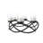 Bellamira Round Waves Tabletop Candle Holder
