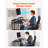 47 inch Computer Desk with Smart LED Light Power Outlets Reversible Home