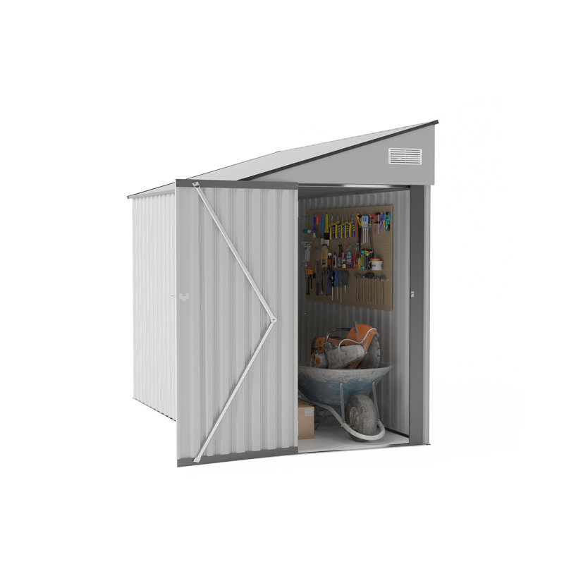 Campcraft Optional Two-Color Storage Shed, Single Hinge Door, Solid Structural Design, Good Ventilation, Surface With Protective Film, And Suitable For Various Scenarios