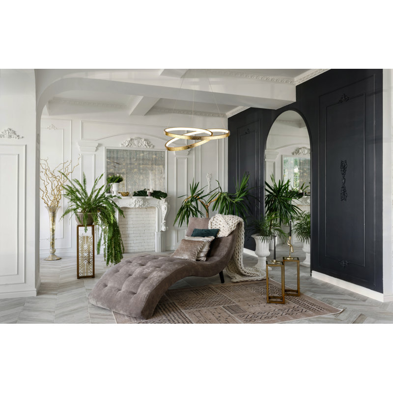 Urbanna 1 - Light Gold LED Geometric Pendant
