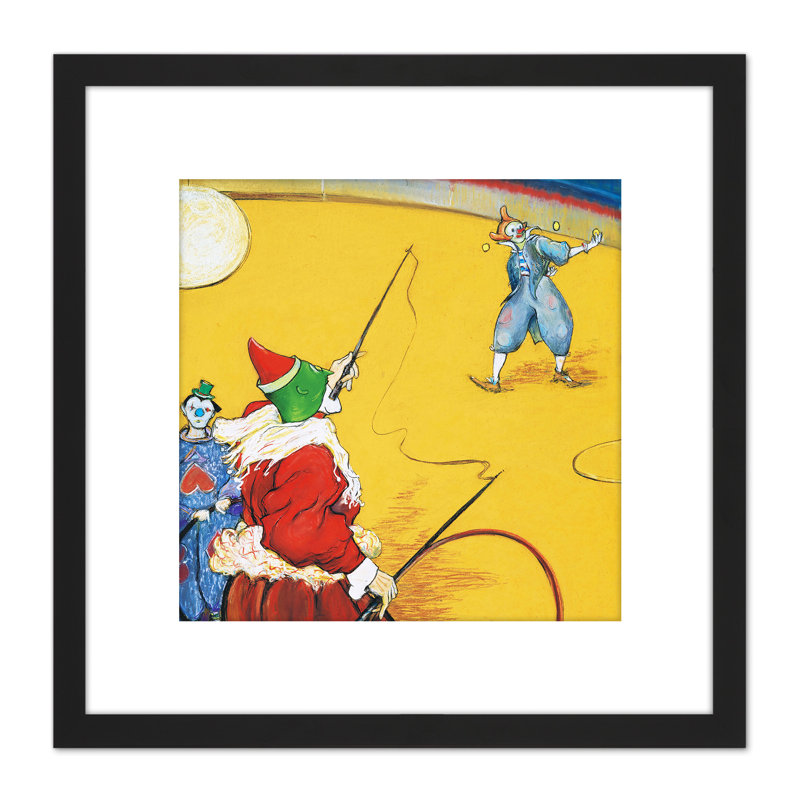 Anquetin Circus Clowns by Louis Anquetin - Single Picture Frame Painting