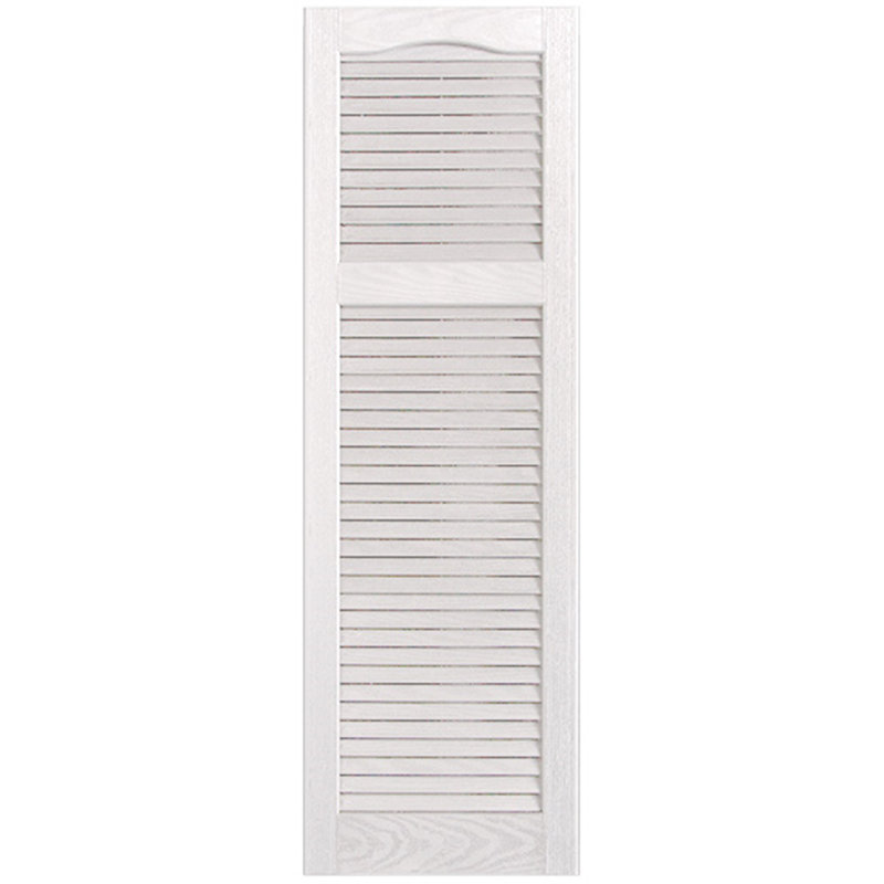 Paire de volets à persiennes style cathédrale, 12 po, Peut être peint, 40 po