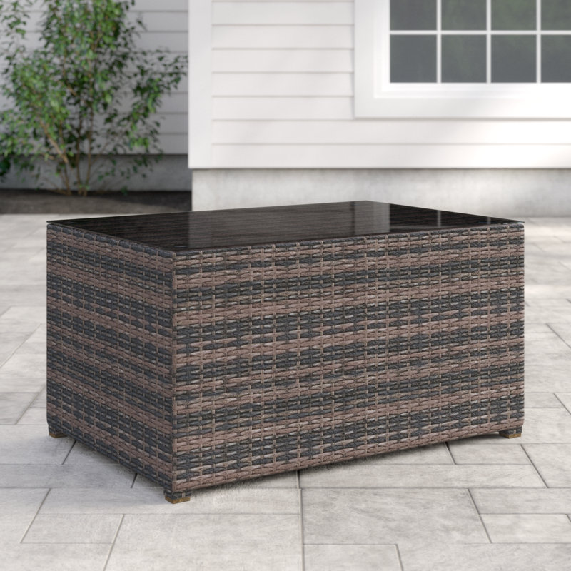 Almyra Fully Assembled Coffee Table, Brown
