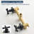 2 Handle Shower Faucet Set With Tub Spout Bathtub Shower Faucet Combo Set Shower System Complete Tub And Shower Trim Kit Wall Mounted Shower Fixtures-99277319