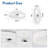  20" Crystal Ceiling Fan With LED Light And Remote, Double Ring Modern Flush Mount Hidden Blades Ceiling Fan-862564612