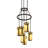 Fluery 6 - Light Dimmable Cylinder Chandelier