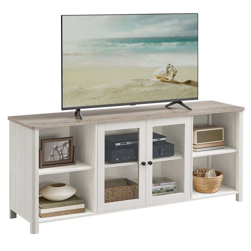 Arainn TV Stand for TVs up to 65" with Open Shelves