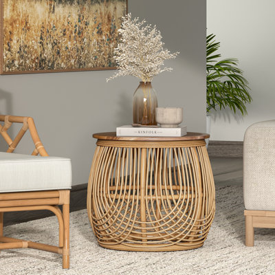 Bechtold Solid Wood Top End Table