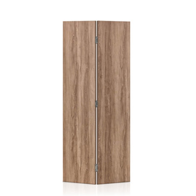 Porte de placard pliante en composite blanc texturé 20 po x 80 po x 3/4 po