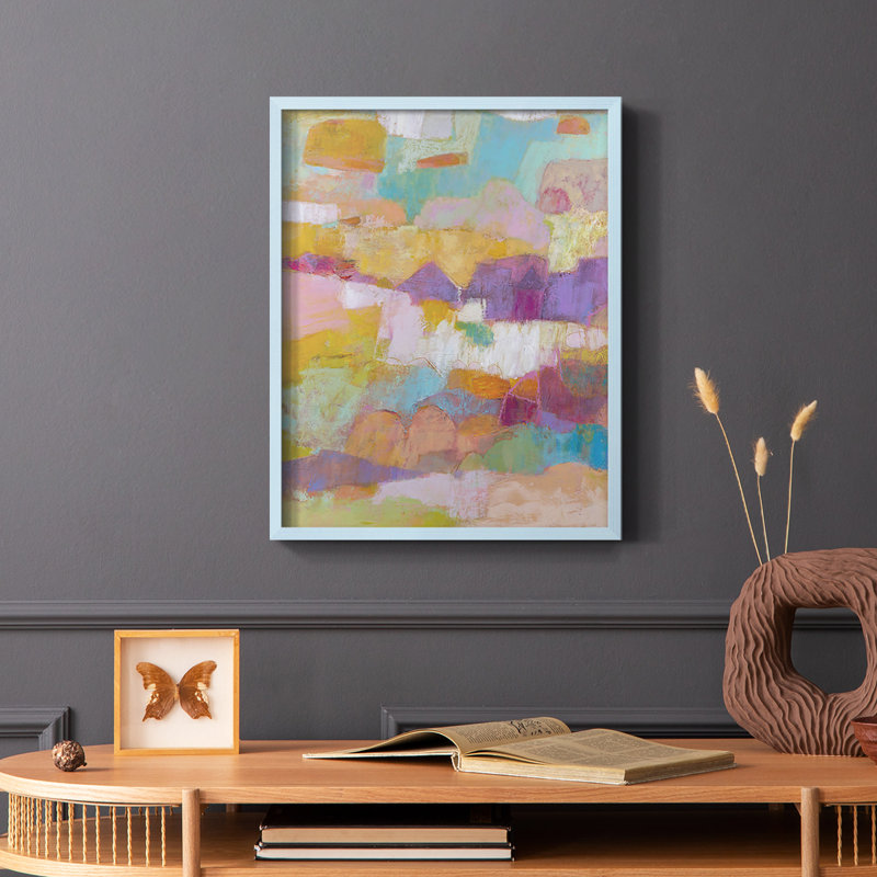 Kindill I, reproduction encadrée - bois massif, Brun, H 20 po x l 16 po