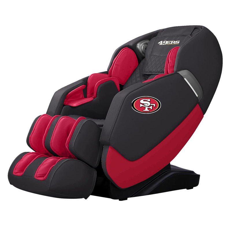 Faux Leather Reclining Adjustable Width Heated Massage Chair