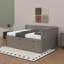 Lit de jour double avec tiroirs et tablettes-10728918-10728875