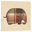 « écossais éléphant »-impression sur toile tendue-74632288-74632289-74632290