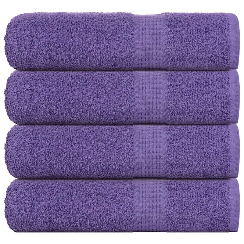 Besek 100% Cotton Bath Towels, Black, 4, 100 x 150 cm