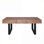 Table basse rustique en bois manufacturé industriel - Centre de table spacieux et durable pour le salon