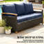 Upholstered 75.6 " Fabric Sofa