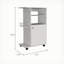 Chariot de cuisine polyvalent avec rangement efficace et mobilité pour un espace culinaire soigné