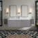 Jute Tones 60" Vanity Base Only 2 Sink Bathroom Vanity Base Only Base