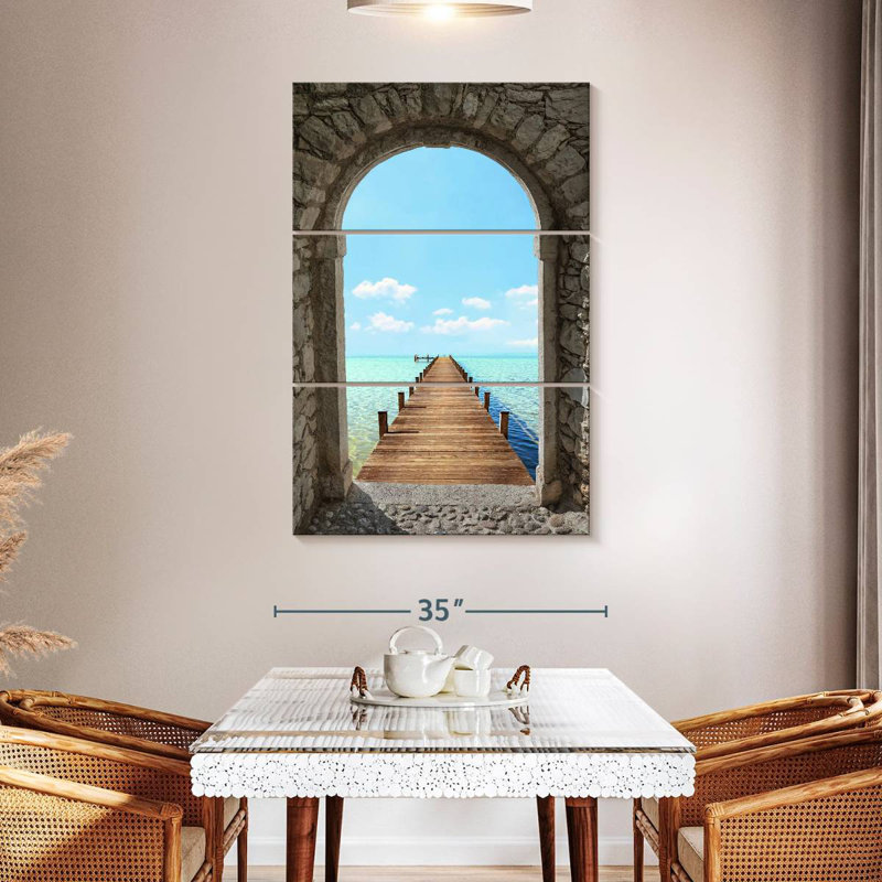 Lilie Stone Arch Boardwalk, 50" H x 32" W