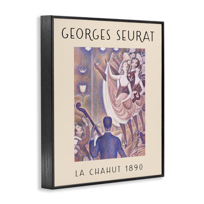  Classic Seurat Poster Framed Giclee Art by Daphne Polselli