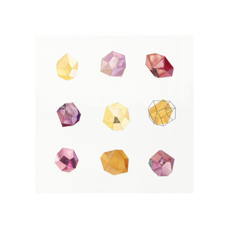 "Facettes II" par Natasha Marie - Impression sur toile, Extérieur, H 24 po x l 24 po x P 1,5 po