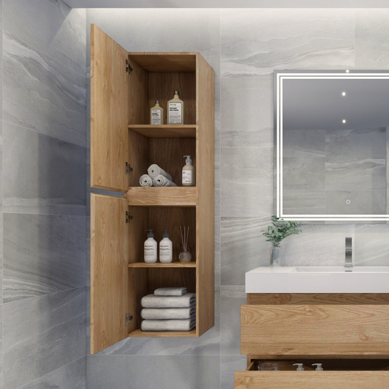 Blas Linen Cabinet, New England Oak