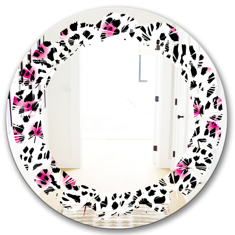 Miroir mural Leopard, H 24 po x l 24 po