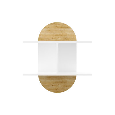 Tablette flottante ovale 2 pièces Vanatta