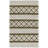 Geometric Hand-Woven Wool and Cotton Area Rug-2047820799
