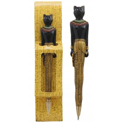 Assaf Egyptian Ubasti Temple of Bast Bastet Cat Ballpoint Pen Figurine -  World Menagerie, 993C21FD79EE4458983E03F646629387