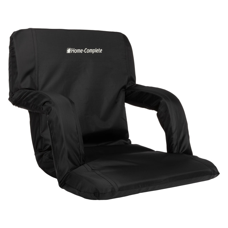 Coussin de chaise de stade complet Home - siège de gradin - support pour le dos, accoudoirs, inclinaison, sangles de transport