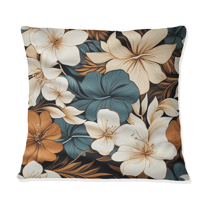 Coussin décoratif monochrome en polyester Serenity, H 18 po x l 18 po