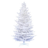 Vickerman Flocked Cedar Pine Artificial Christmas Cedar Christmas Tree with Realistic Needles