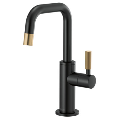 Litze® Cold Only Beverage Faucet with Square Spout and Knurled Handle