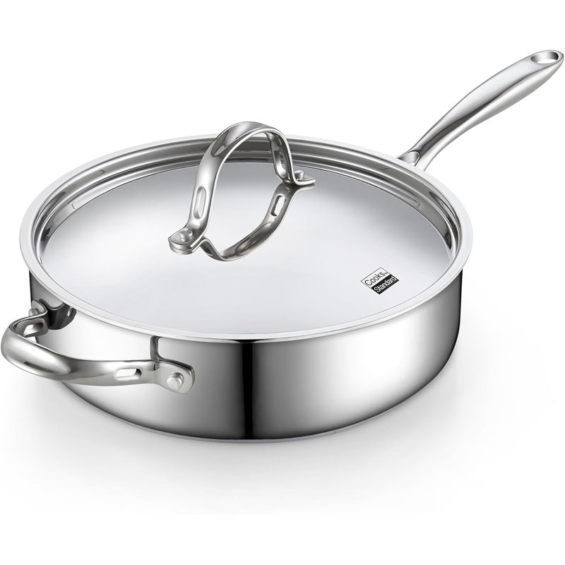 Cooks Standard Classic 5 QT 11 inch Stainless Steel Saute Pan