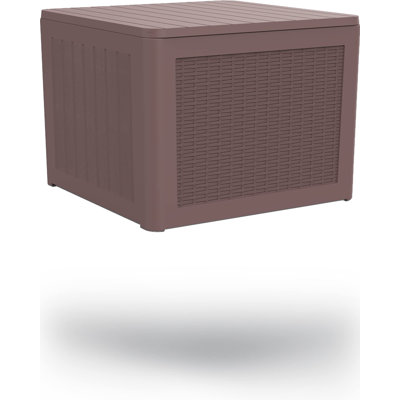 Table basse à piédestal avec rangement Dyian