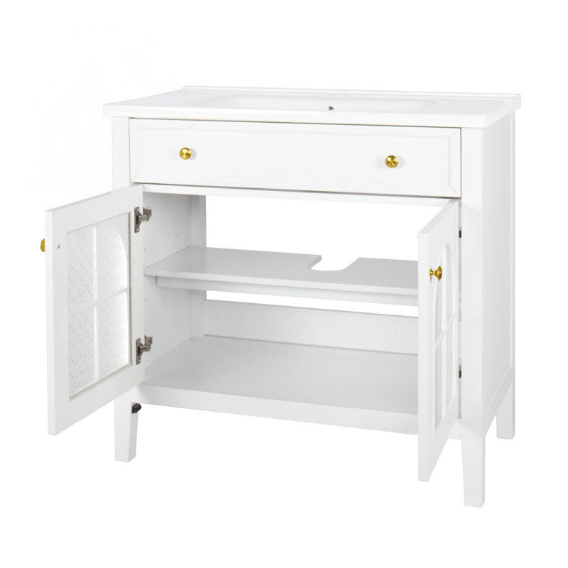 Meuble-lavabo Mid-Century